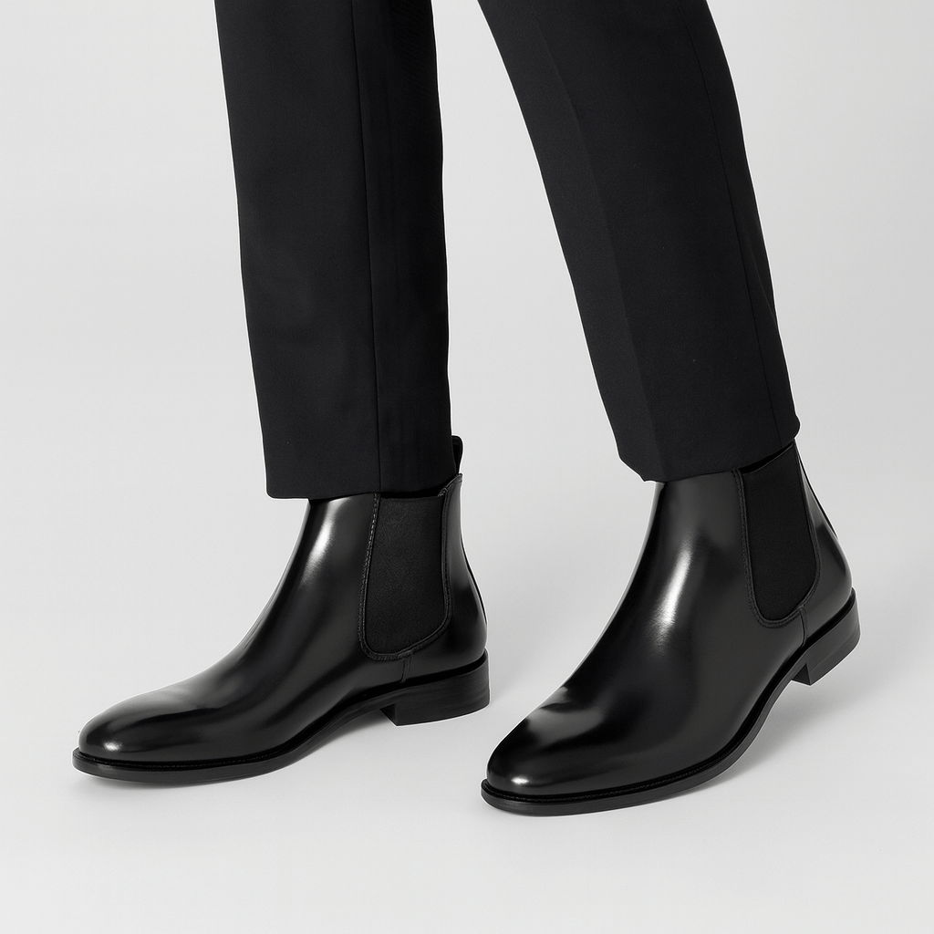 Quentin | Men's Polished Chelsea Boots