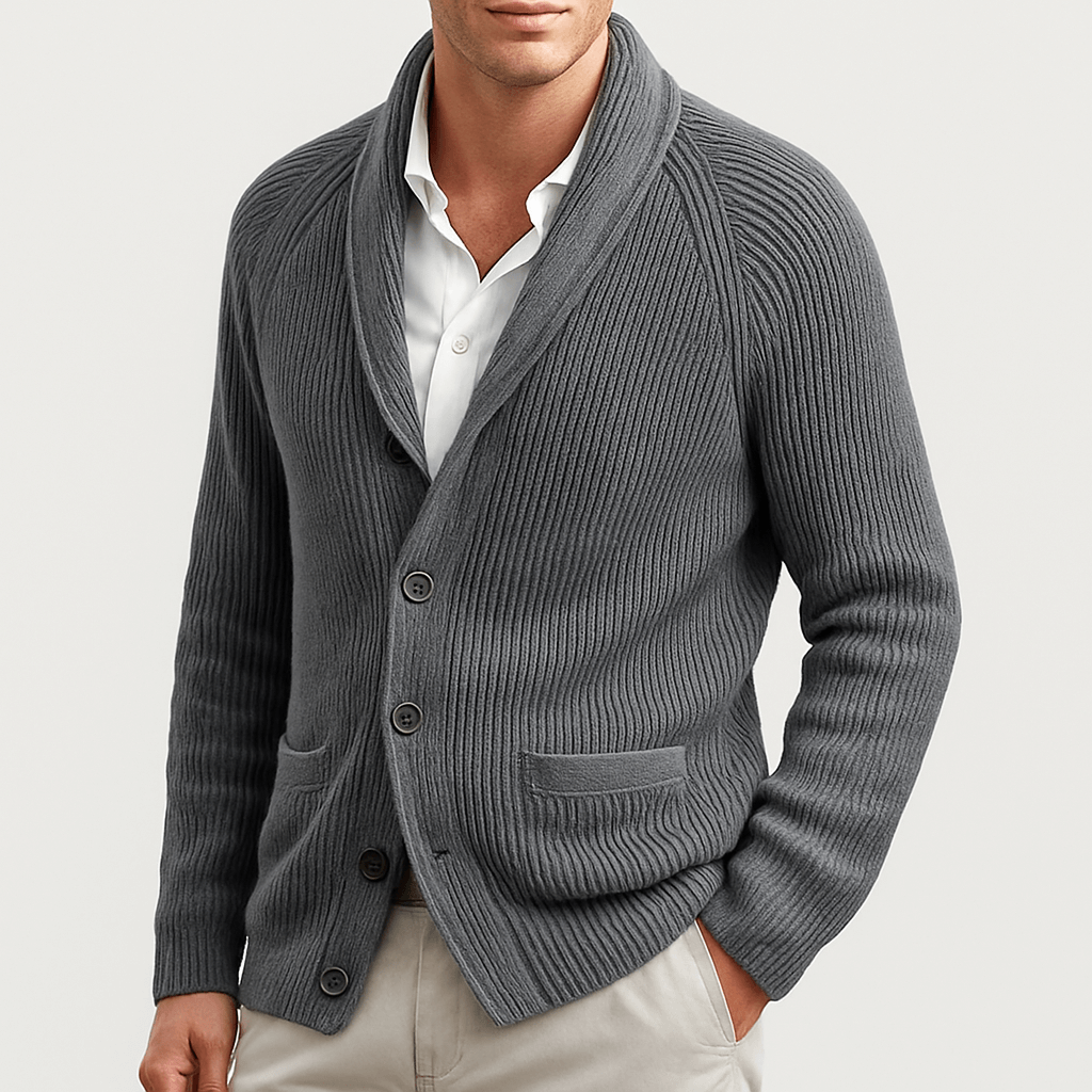 Michael | Men's Deluxe Knit Cardigan