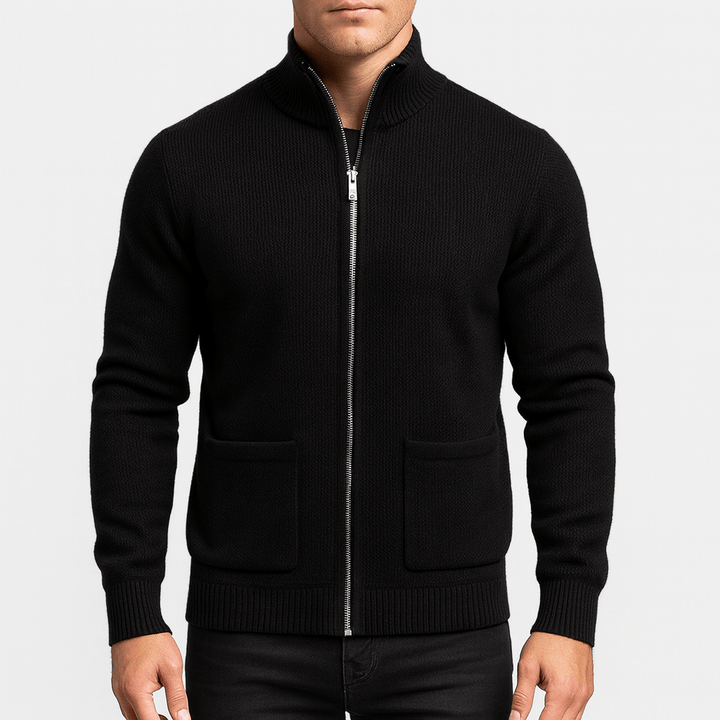 Andrew | Men's Full-Zip Cotton Cardigan
