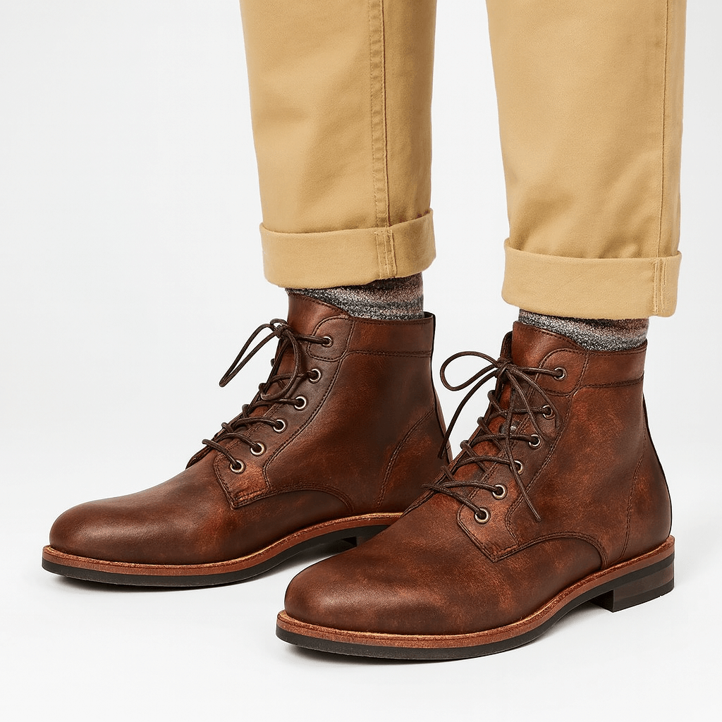 Harrison | Men's Leather Lace-Up Boots