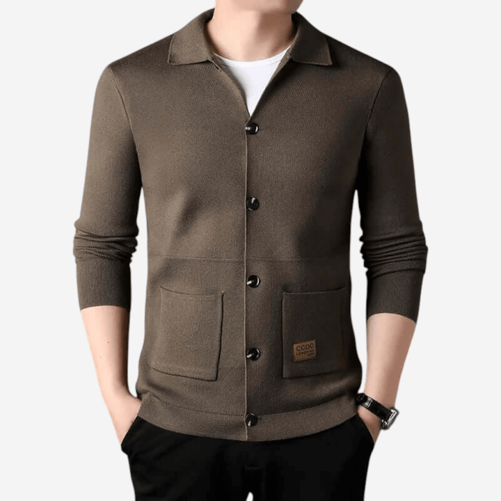 Thomas | Men's Slim Fit Knit Cardigan