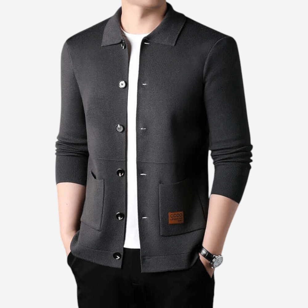 Thomas | Men's Slim Fit Knit Cardigan
