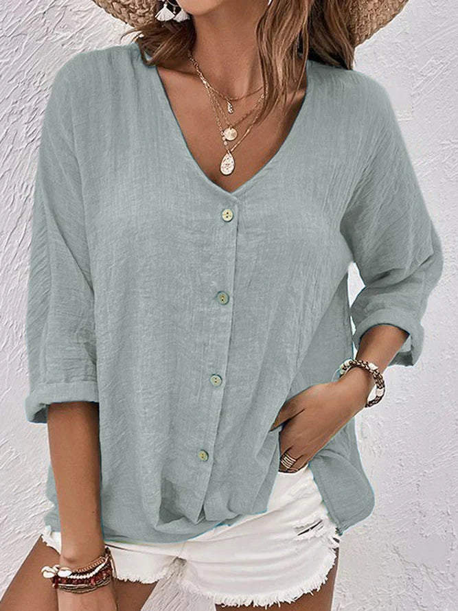 Angela | Chic Button-Down Top for Women