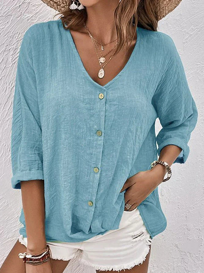 Angela | Chic Button-Down Top for Women