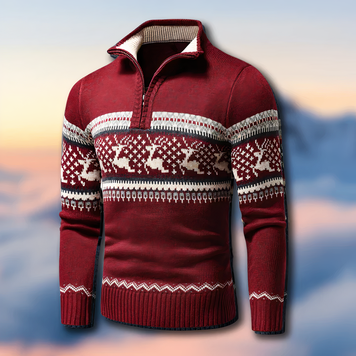Ethan | Men's Half-Zip Sweater | Munro Style