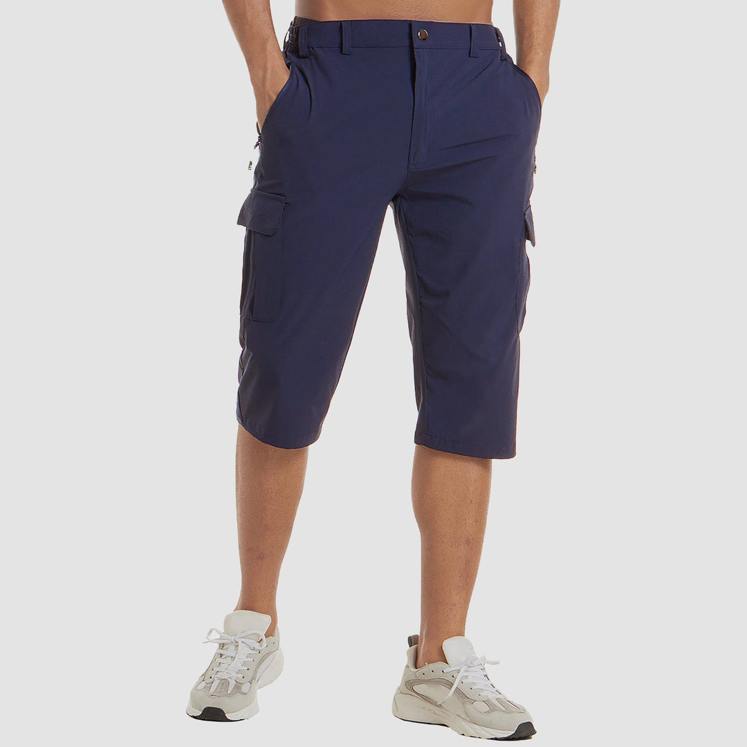 Men's Quick-Drying Cargo Shorts - Breathable Fabric, Multiple Pockets