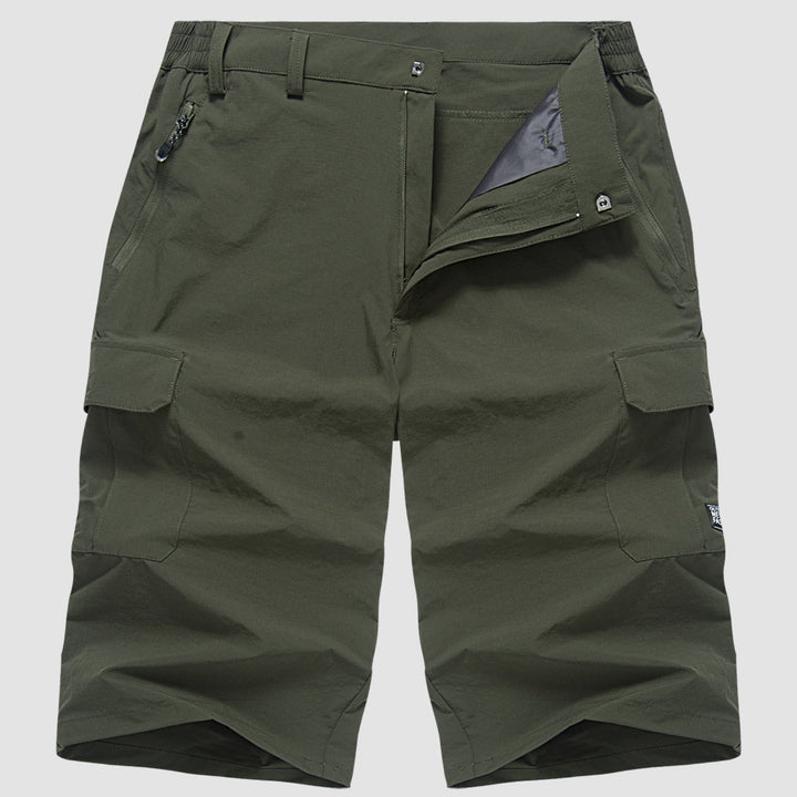 Men's Quick-Drying Cargo Shorts - Breathable Fabric, Multiple Pockets