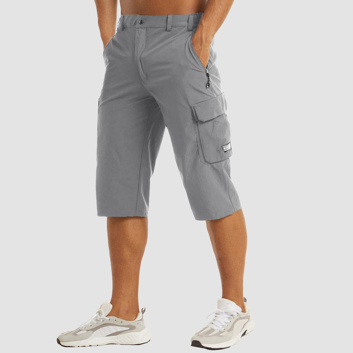 Men's Quick-Drying Cargo Shorts - Breathable Fabric, Multiple Pockets