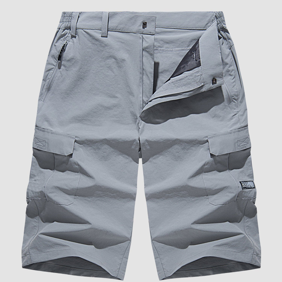 Men's Quick-Drying Cargo Shorts - Breathable Fabric, Multiple Pockets