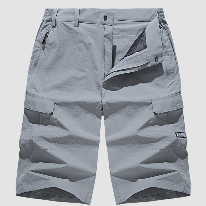 Men's Quick-Drying Cargo Shorts - Breathable Fabric, Multiple Pockets