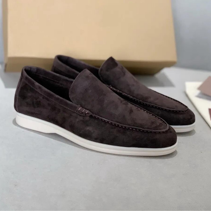 Suede Slip-On Loafers for Men