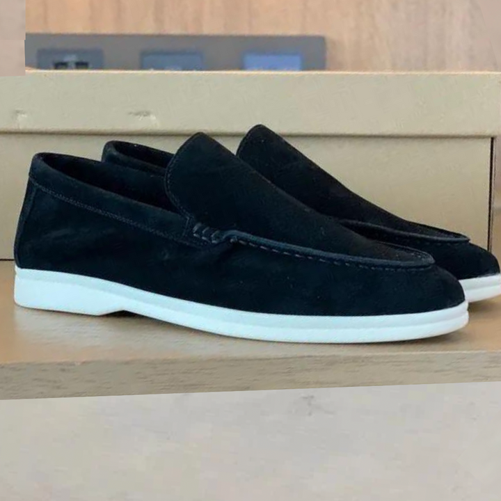 Suede Slip-On Loafers for Men