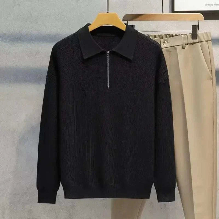 John | Men's Half-Zip Knit Sweater