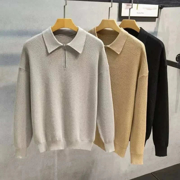 John | Men's Half-Zip Knit Sweater
