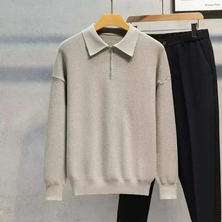 John | Men's Half-Zip Knit Sweater