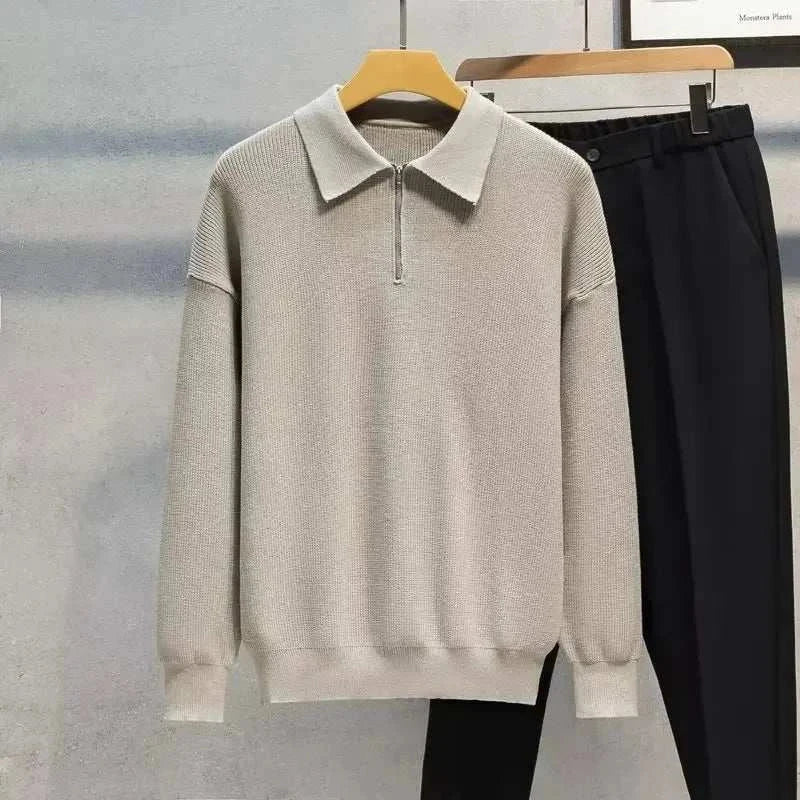 John | Men's Half-Zip Knit Sweater
