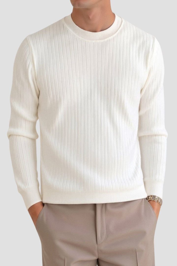 David | Men's Ribbed Long Sleeve Sweater