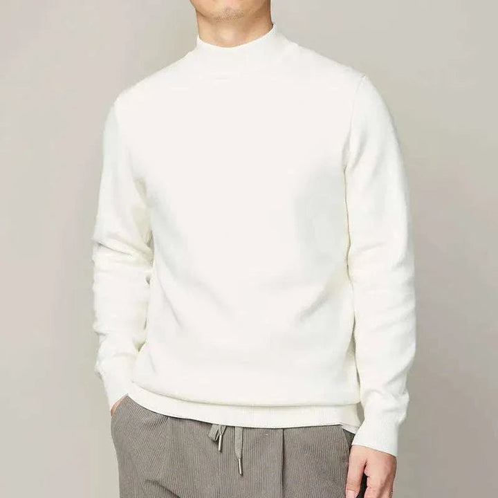 Daniel | Men's High Neck Half-Zip Sweater