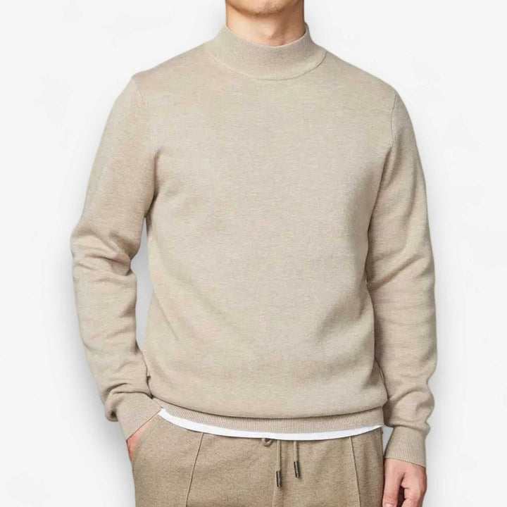 Daniel | Men's High Neck Half-Zip Sweater