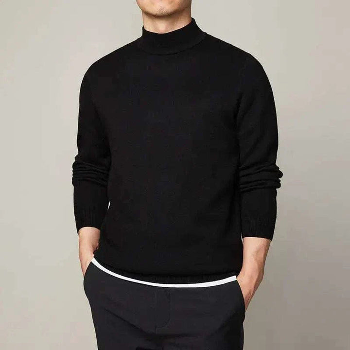 Daniel | Men's High Neck Half-Zip Sweater