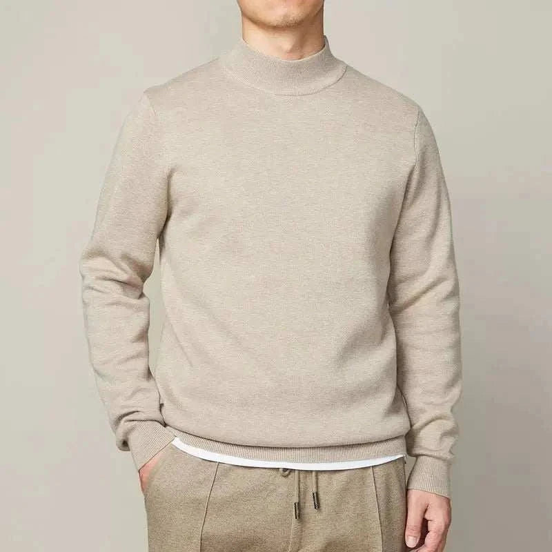 Daniel | Men's High Neck Half-Zip Sweater