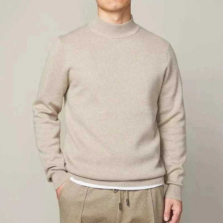 Daniel | Men's High Neck Half-Zip Sweater