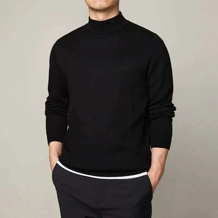 Daniel | Men's High Neck Half-Zip Sweater