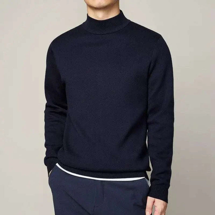 Daniel | Men's High Neck Half-Zip Sweater