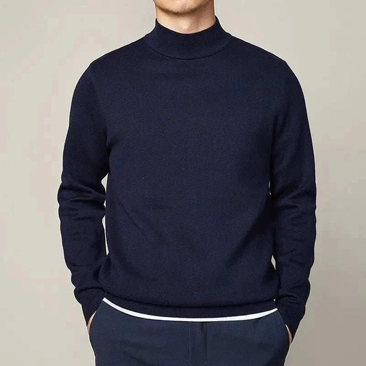 Daniel | Men's High Neck Half-Zip Sweater
