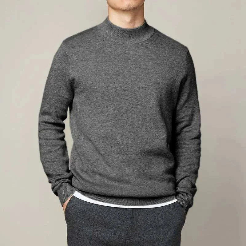 Daniel | Men's High Neck Half-Zip Sweater