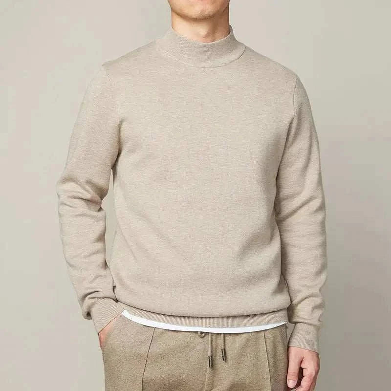 Daniel | Men's High Neck Half-Zip Sweater