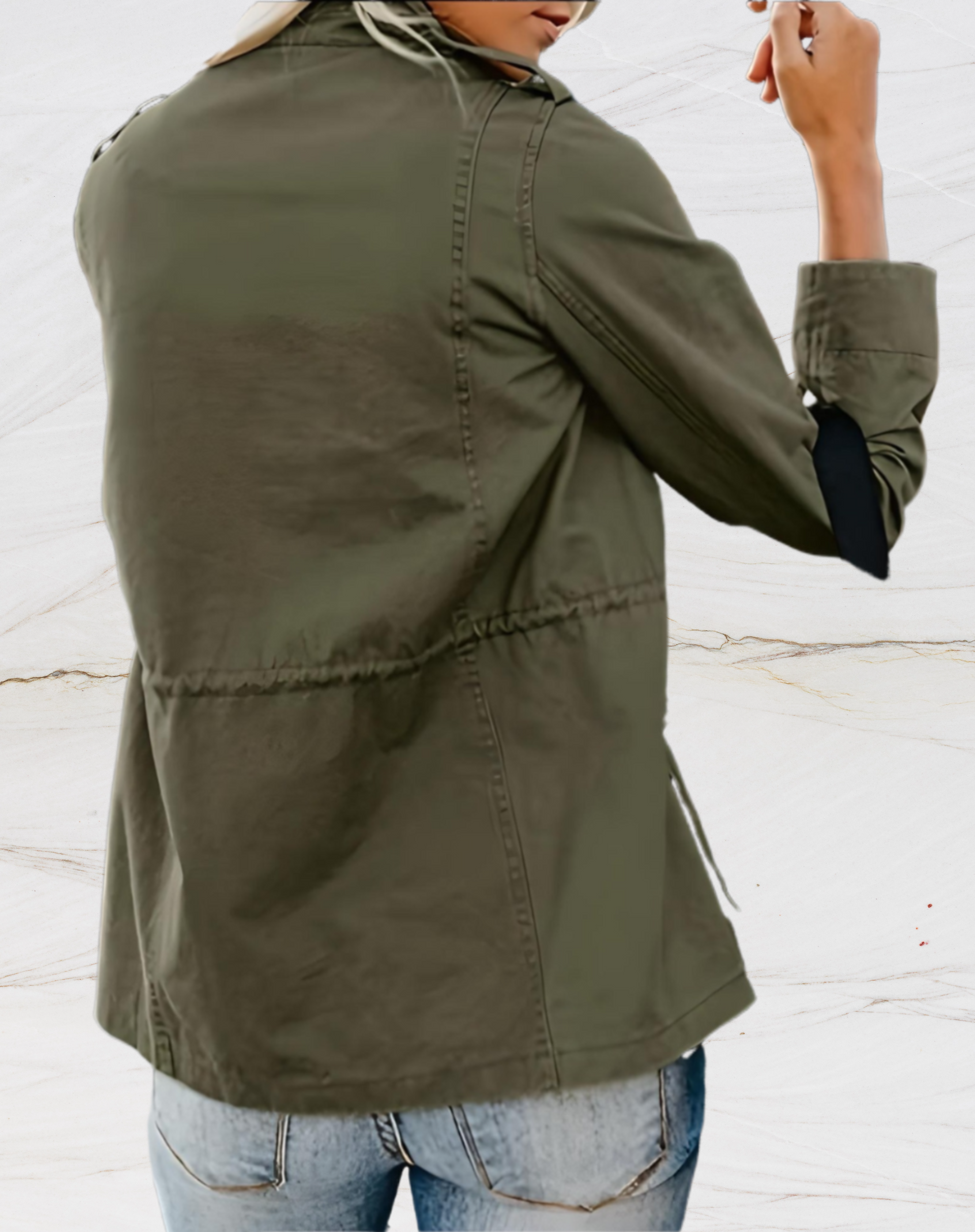 Eden | Women's Casual Mid-Season Jacket with Pockets