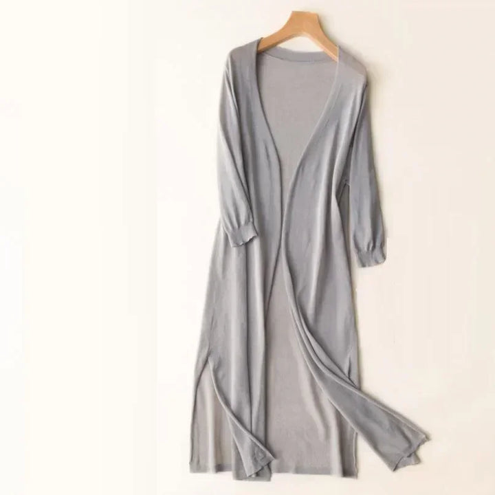 Maya | Women's Lightweight Long Cardigan with Open Front