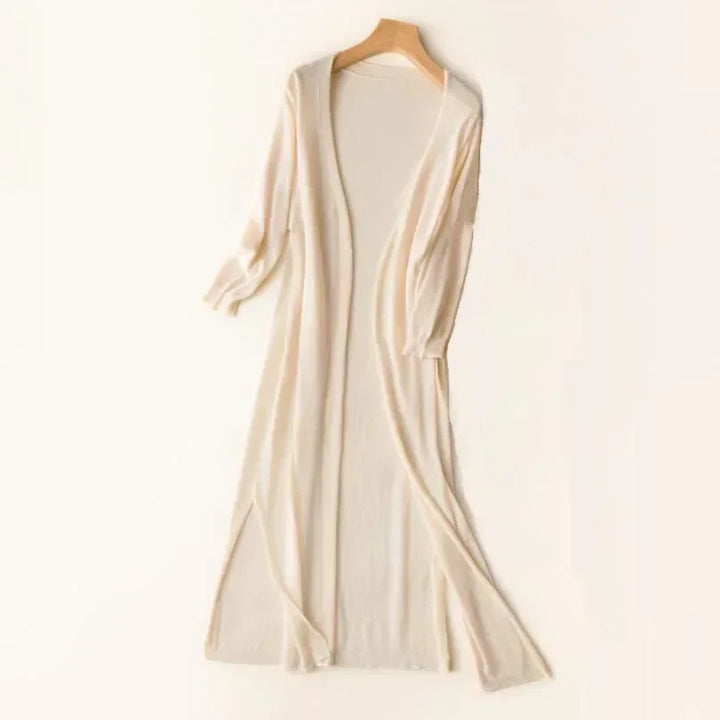 Maya | Women's Lightweight Long Cardigan with Open Front