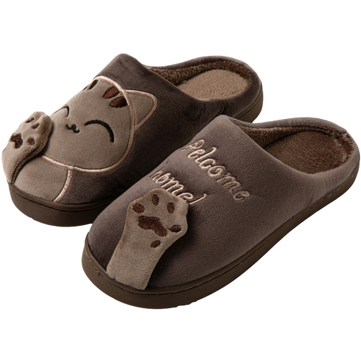 Ava | Women's Cozy Cat Design Slippers