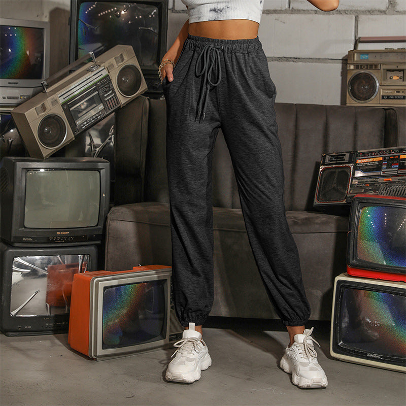Women's Joggers with Drawstring Waist