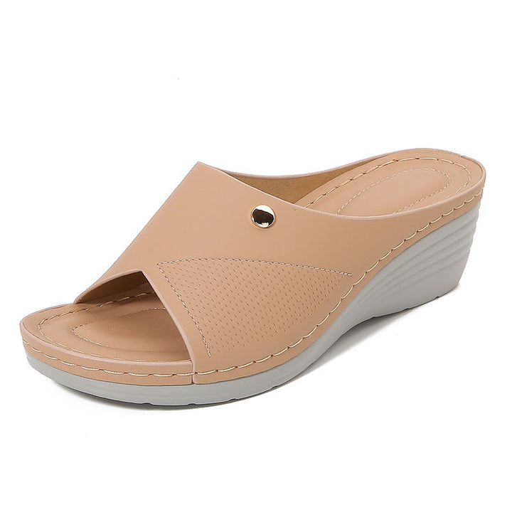 Aimee | Chic Open-Toe Wedge Sandals for Comfort