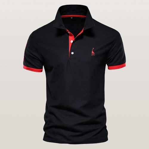 Cotton Blend Polo Shirt