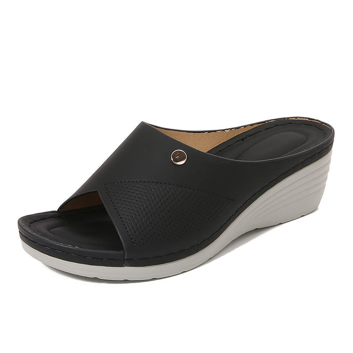 Aimee | Chic Open-Toe Wedge Sandals for Comfort
