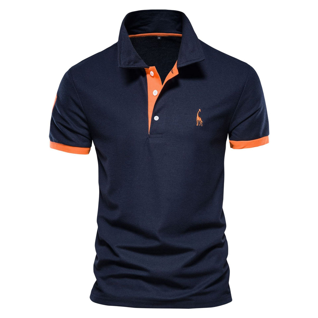 Cotton Blend Polo Shirt