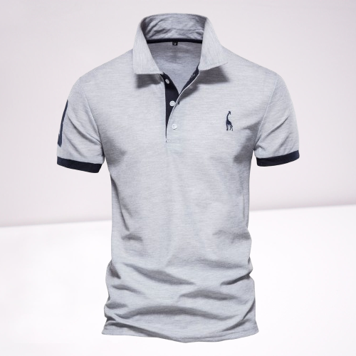 Cotton Blend Polo Shirt