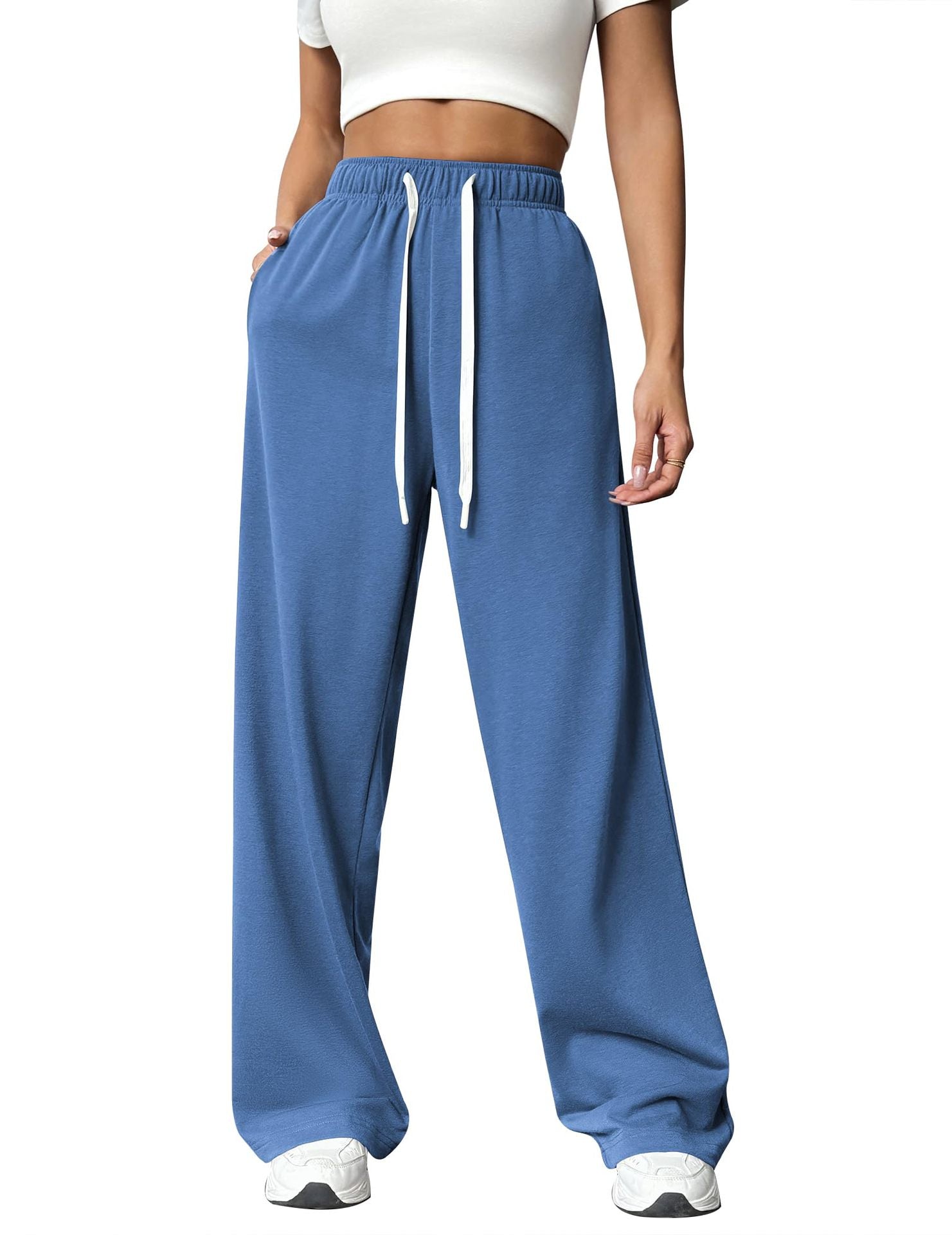 Women's Relaxed Fit Joggers with Side Pockets