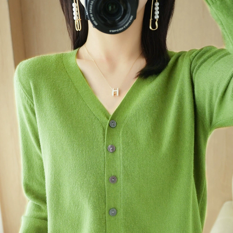 Kate | Women's Casual V-Neck Knit Cardigan