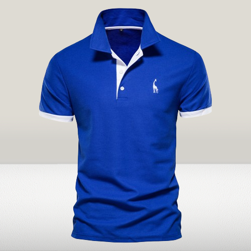 Cotton Blend Polo Shirt