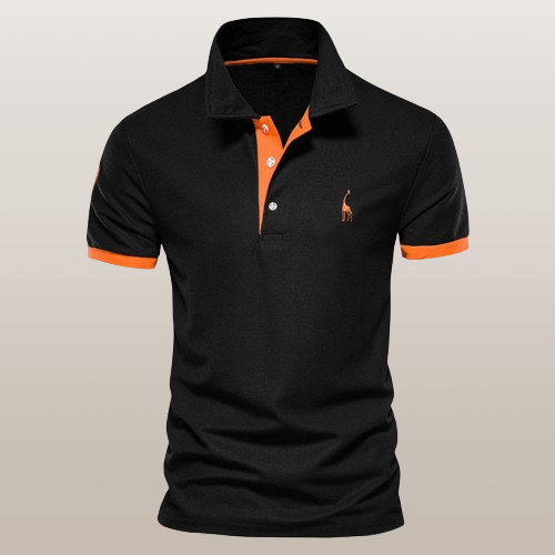 Cotton Blend Polo Shirt