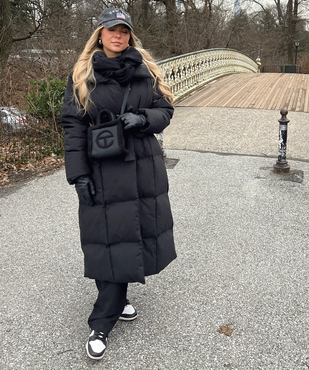 Olive | Oversize Black Parka for Winter