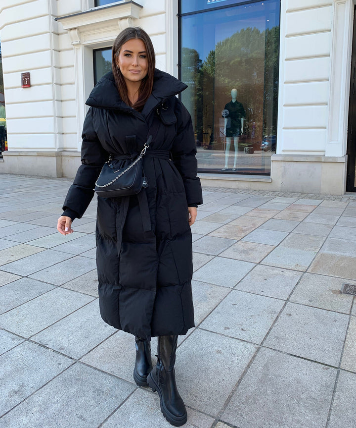 Olive | Oversize Black Parka for Winter