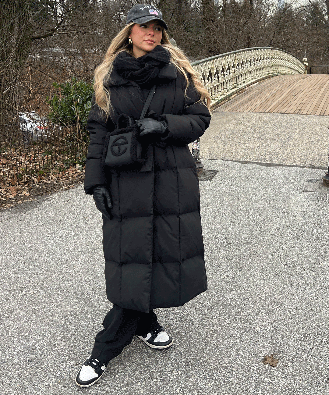 Olive | Oversize Black Parka for Winter