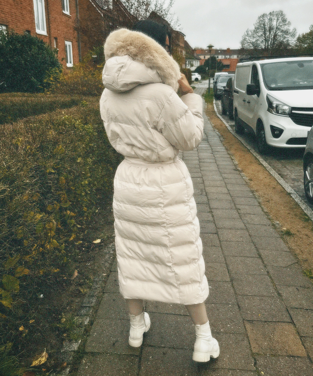 Grace | Beige Parka Jacket for Women