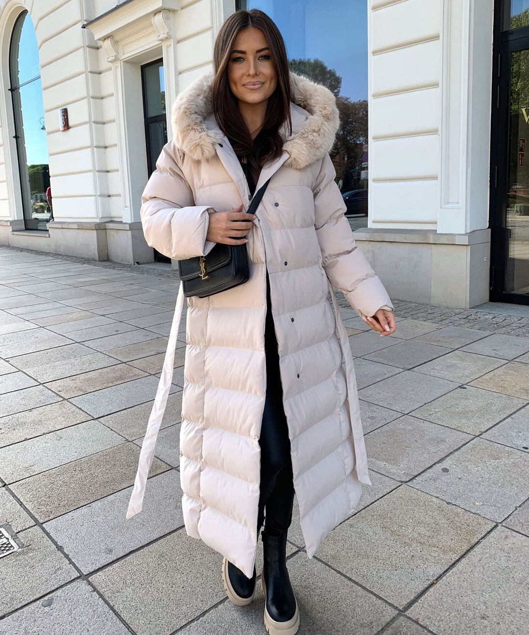 Grace | Beige Parka Jacket for Women